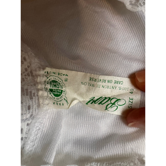 Vintage White Midi Slip Dress - Picture 6 of 6